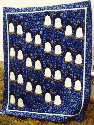Penguins quilt